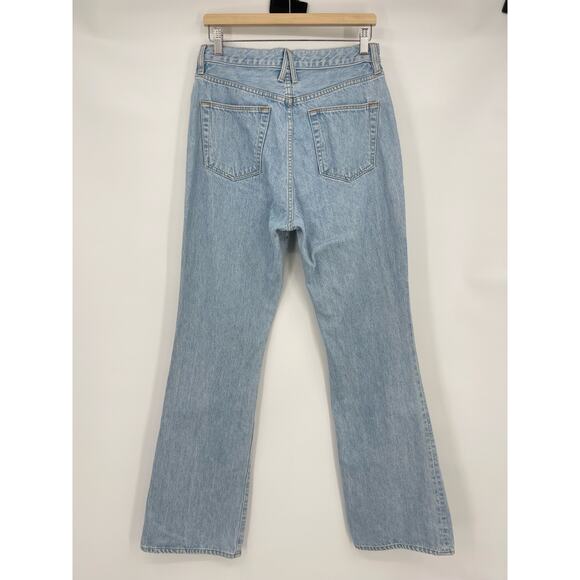 SLVRLAKE | Charlotte Patch Pocket Bootcut Flare Light Wash Jeans Clear Skies 30 - Picture 3 of 16